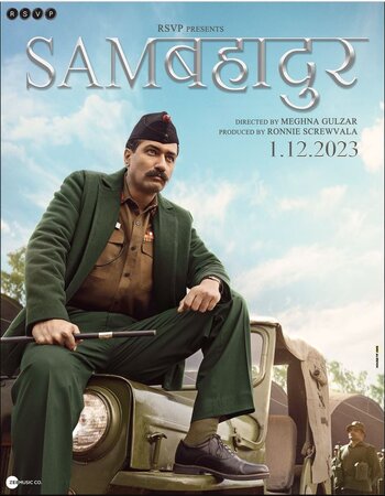 Sam Bahadur 2023 Hindi 720p 1080p HQ DVDScr Download