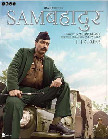 Sam Bahadur 2023 V2 Hindi 1080p 720p 480p HQ DVDScr x264 Full Movie Download