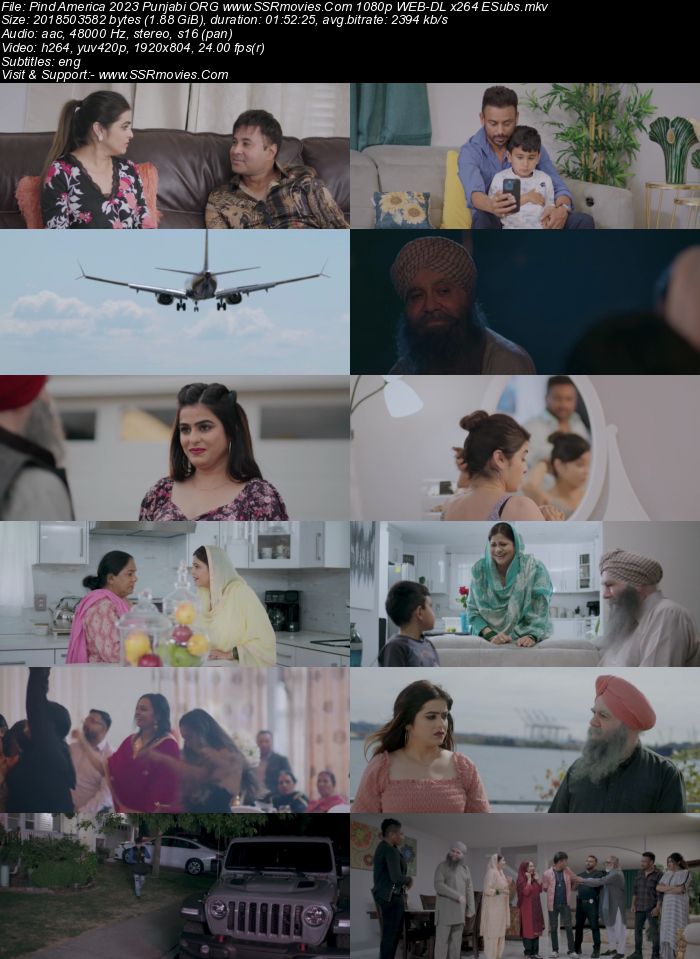 Pind America 2023 Punjabi 1080p 720p 480p WEB-DL x264 ESubs Full Movie Download