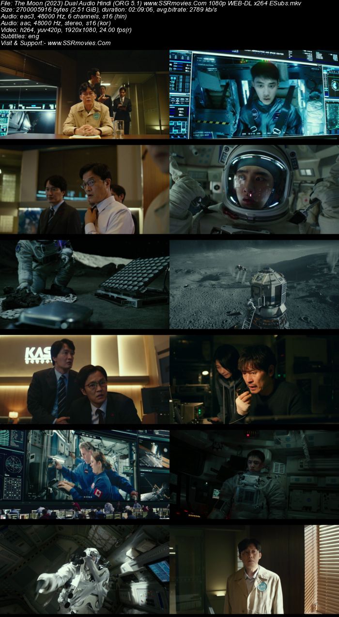 The Moon 2023 Dual Audio Hindi (ORG 5.1) 1080p 720p 480p WEB-DL x264 ESubs Full Movie Download