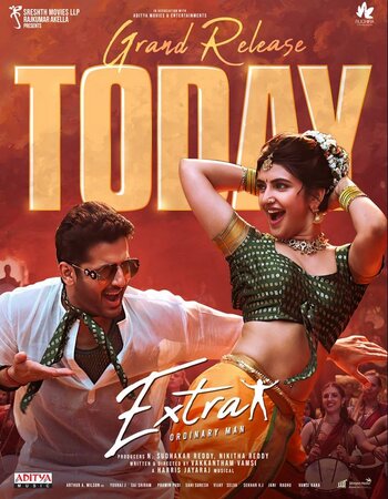 Extra Ordinary Man 2023 Telugu 1080p 720p 480p Pre-DVDRip x264 ESubs Full Movie Download