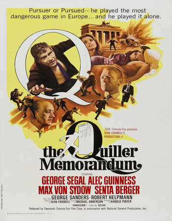 The Quiller Memorandum 1966 Dual Audio Hindi ORG 720p 480p BluRay x264 ESubs Full Movie Download