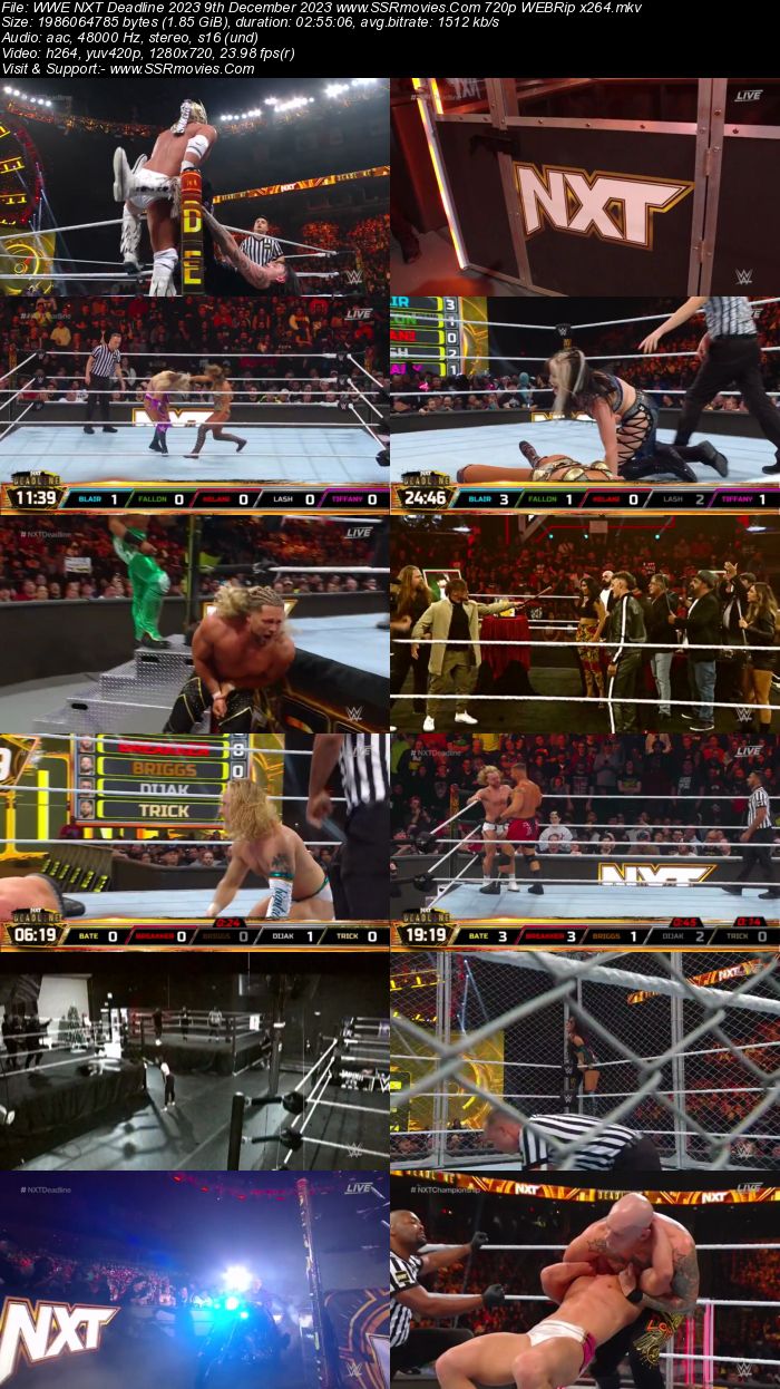 WWE NXT Deadline 2023 Main Event 720p 480p WEBRip x264 800MB Download