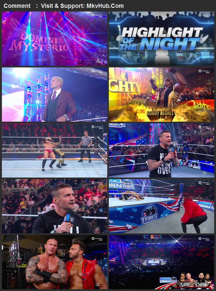 WWE Friday Night SmackDown 8th December 2023 720p WEBRip x264 950MB Download
