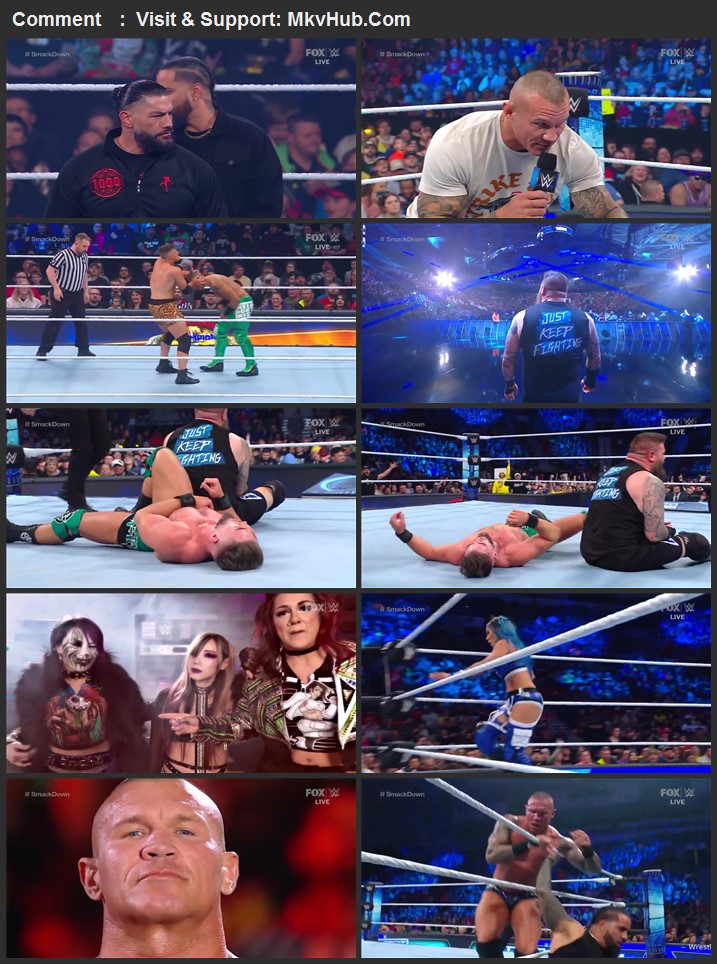 WWE Friday Night SmackDown 15th December 2023 720p WEBRip x264 950MB Download