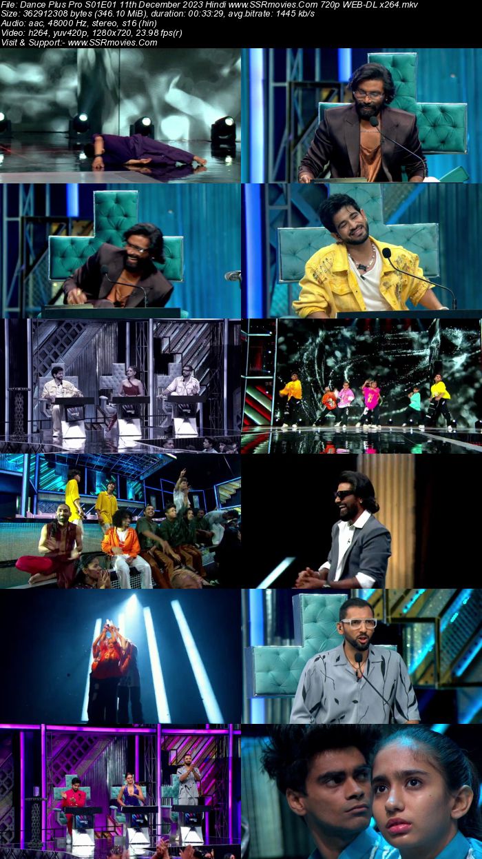 Dance Plus Pro S01E01 11th December 2023 720p 480p WEB-DL x264 300MB Download