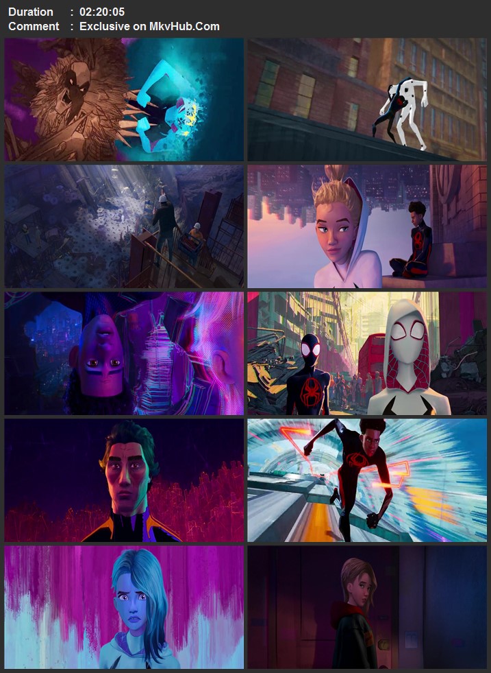 Spider-Man: Across the Spider-Verse 2023 English 720p 1080p BluRay x264 ESubs Download