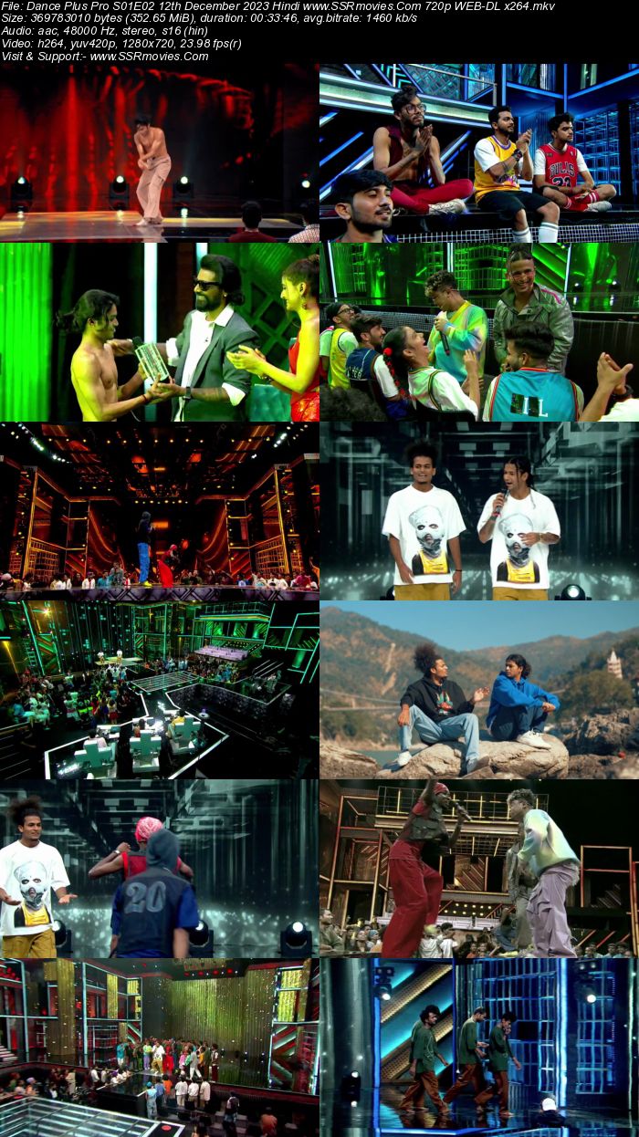 Dance Plus Pro S01E02 12th December 2023 720p 480p WEB-DL x264 300MB Download