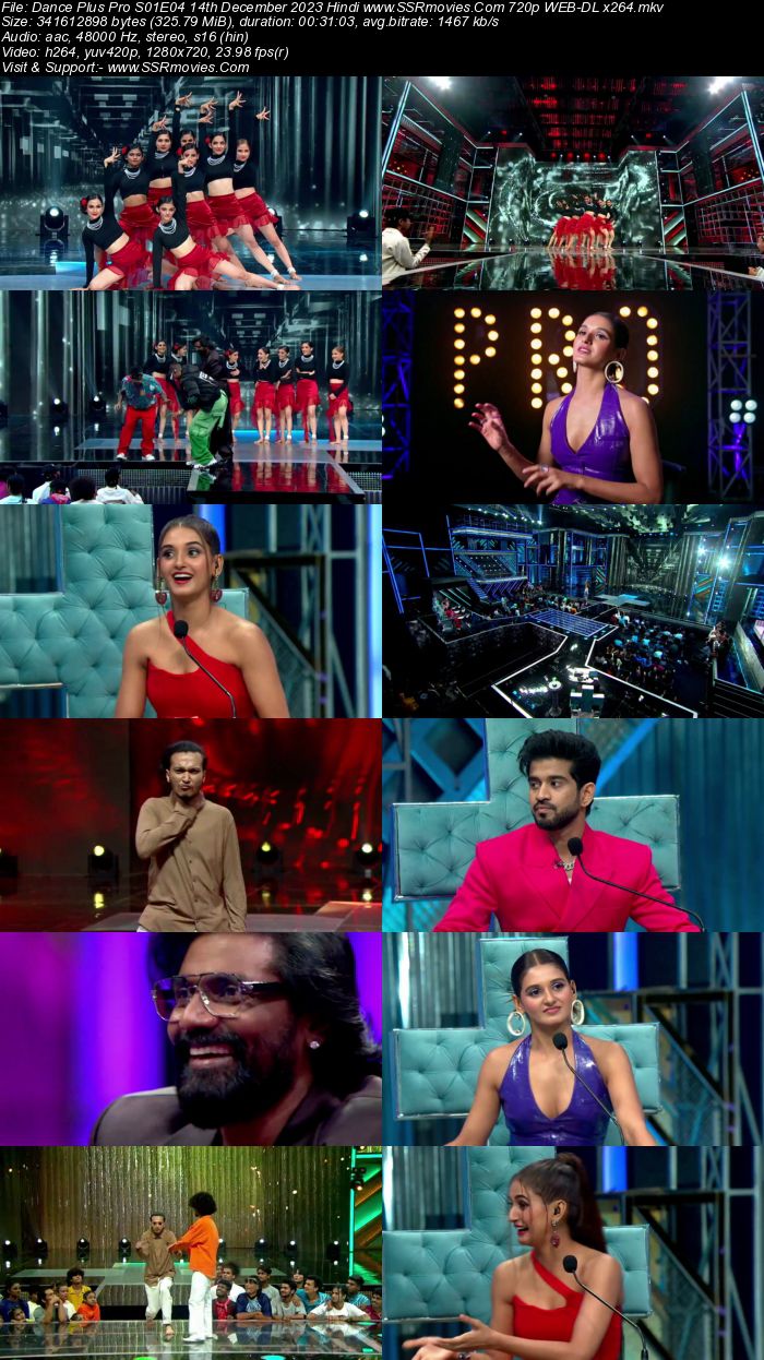 Dance Plus Pro S01E04 14th December 2023 720p 480p WEB-DL x264 300MB Download