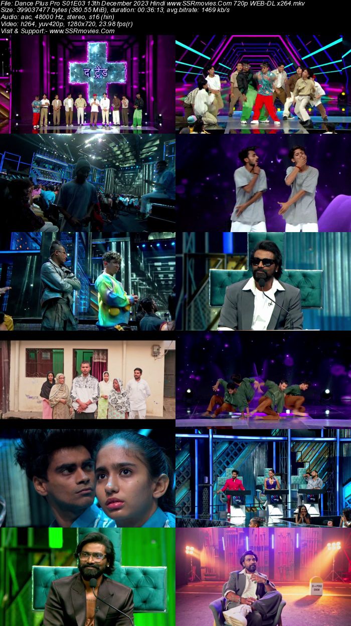 Dance Plus Pro S01E03 13th December 2023 720p 480p WEB-DL x264 300MB Download