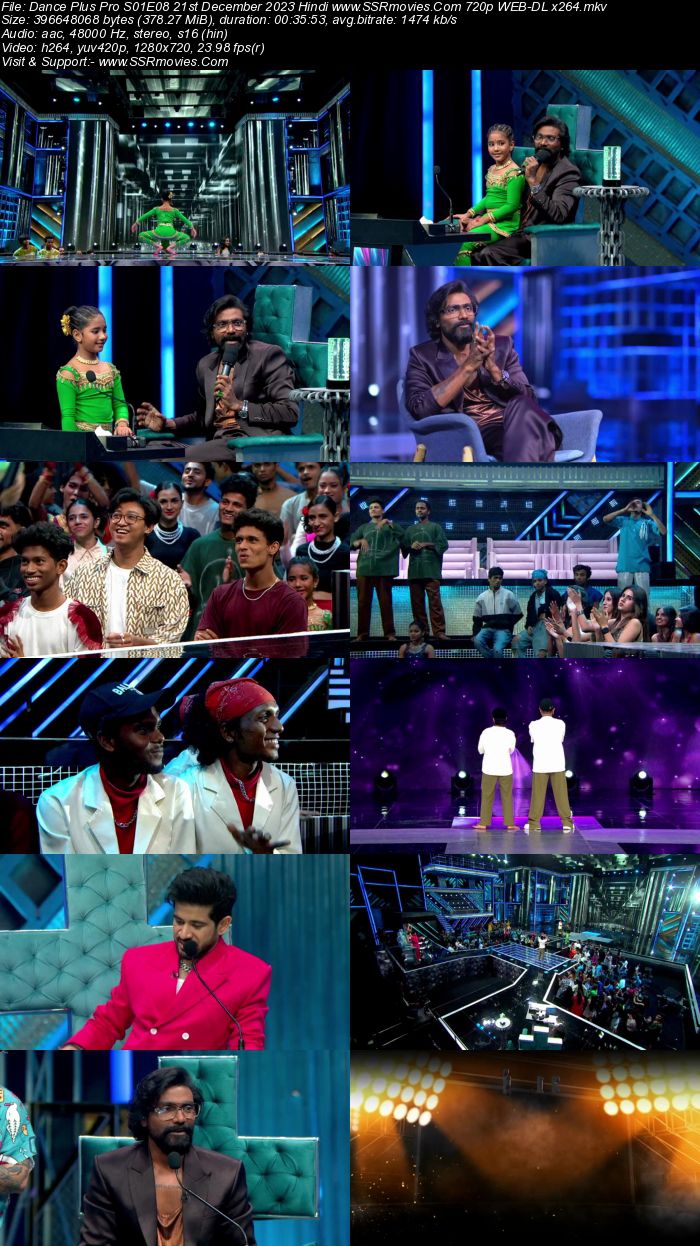 Dance Plus Pro S01E08 21st December 2023 720p 480p WEB-DL x264 300MB Download