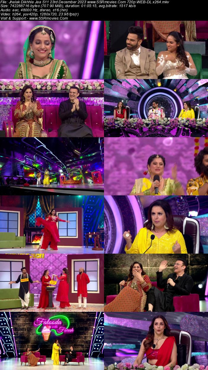 Jhalak Dikhhla Jaa S11 23rd December 2023 720p 480p WEB-DL x264 300MB Download