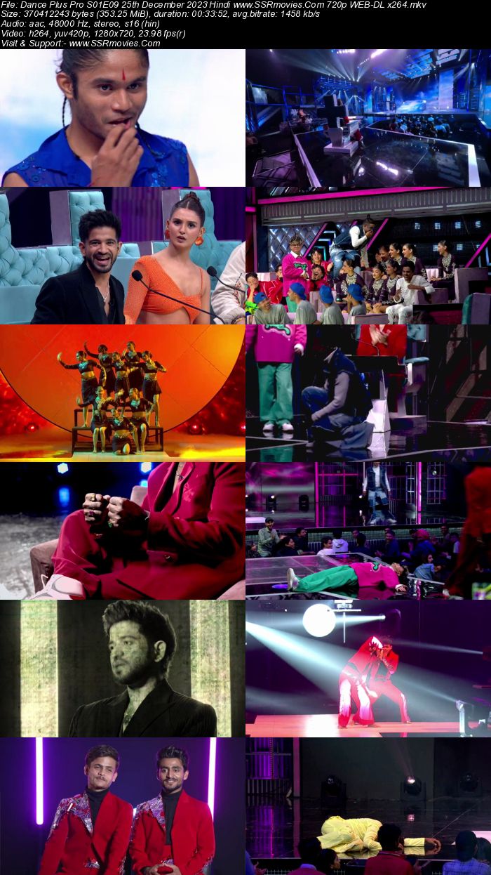 Dance Plus Pro S01E09 25th December 2023 720p 480p WEB-DL x264 300MB Download