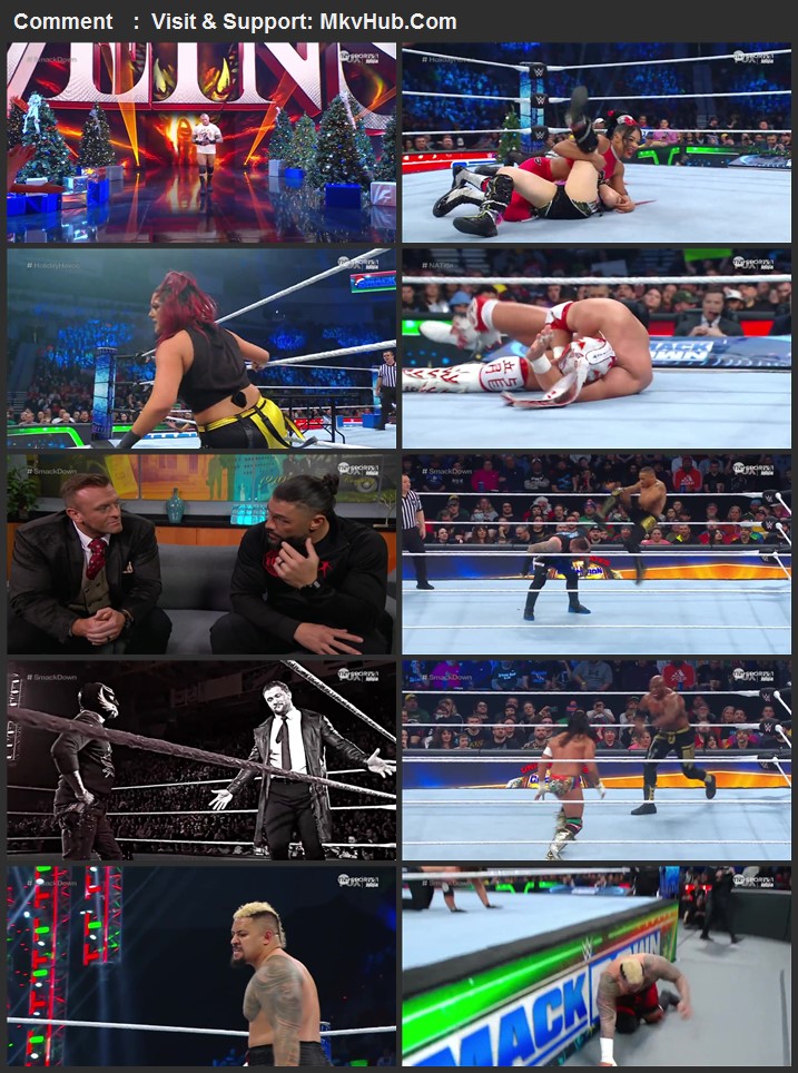 WWE Friday Night SmackDown 22nd December 2023 720p WEBRip x264 950MB Download