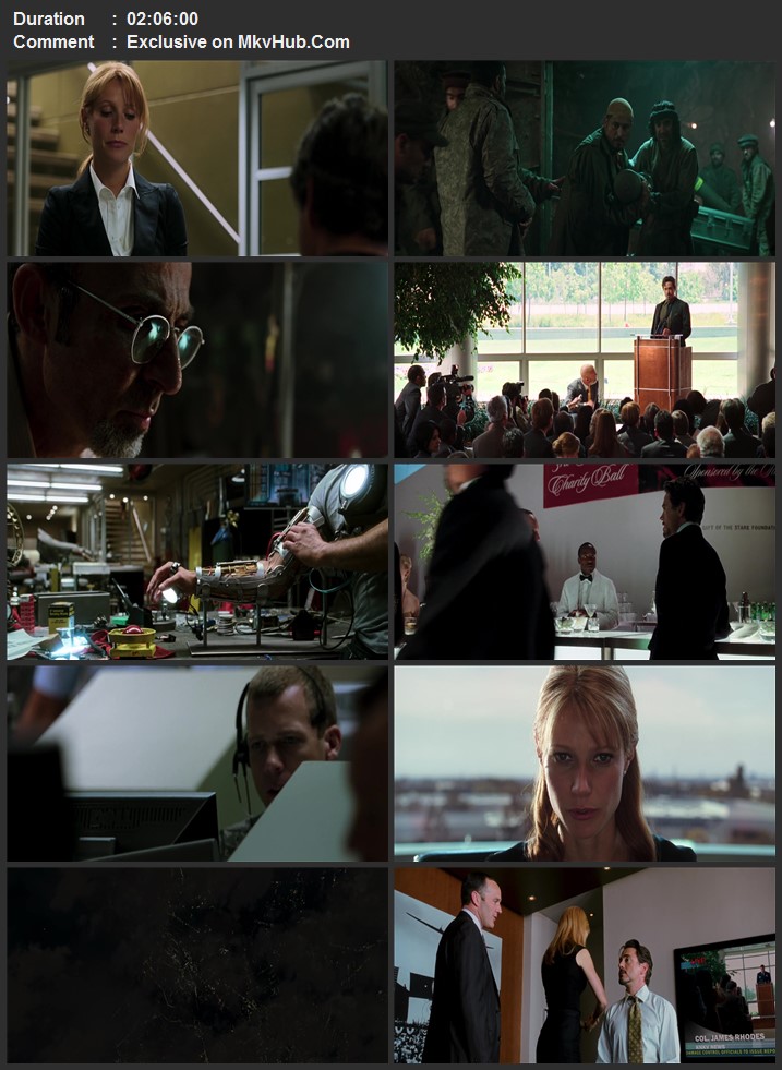 Iron Man 2008 English 720p 1080p BluRay x264 ESubs Download