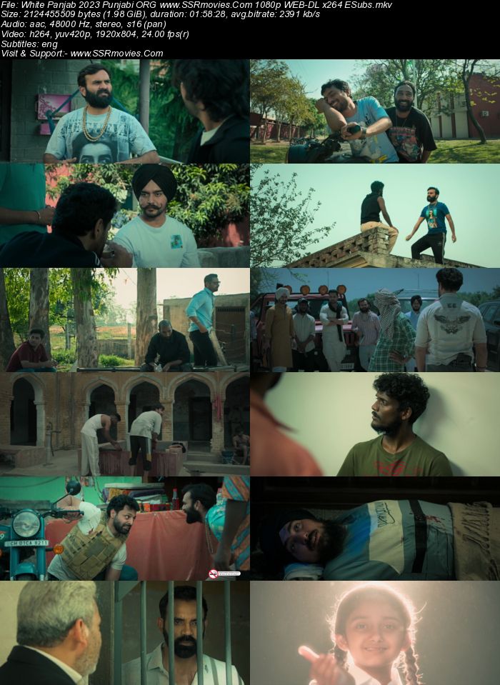 White Punjab 2023 Punjabi (ORG 5.1) 1080p 720p 480p WEB-DL x264 ESubs Full Movie Download