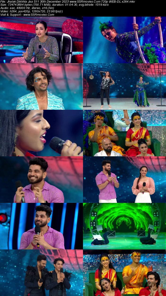 Jhalak Dikhhla Jaa S11 30th December 2023 720p 480p WEB-DL x264 300MB Download