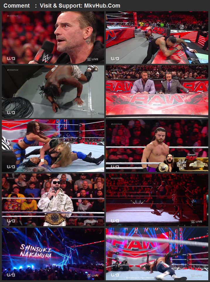 WWE Monday Night Raw 8th January 2024 720p WEBRip x264 1.4GB Download