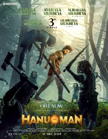 Hanu Man 2024 Dual Audio Hindi (Cleaned) 1080p 720p 480p HDTS x264 ESubs Full Movie Download