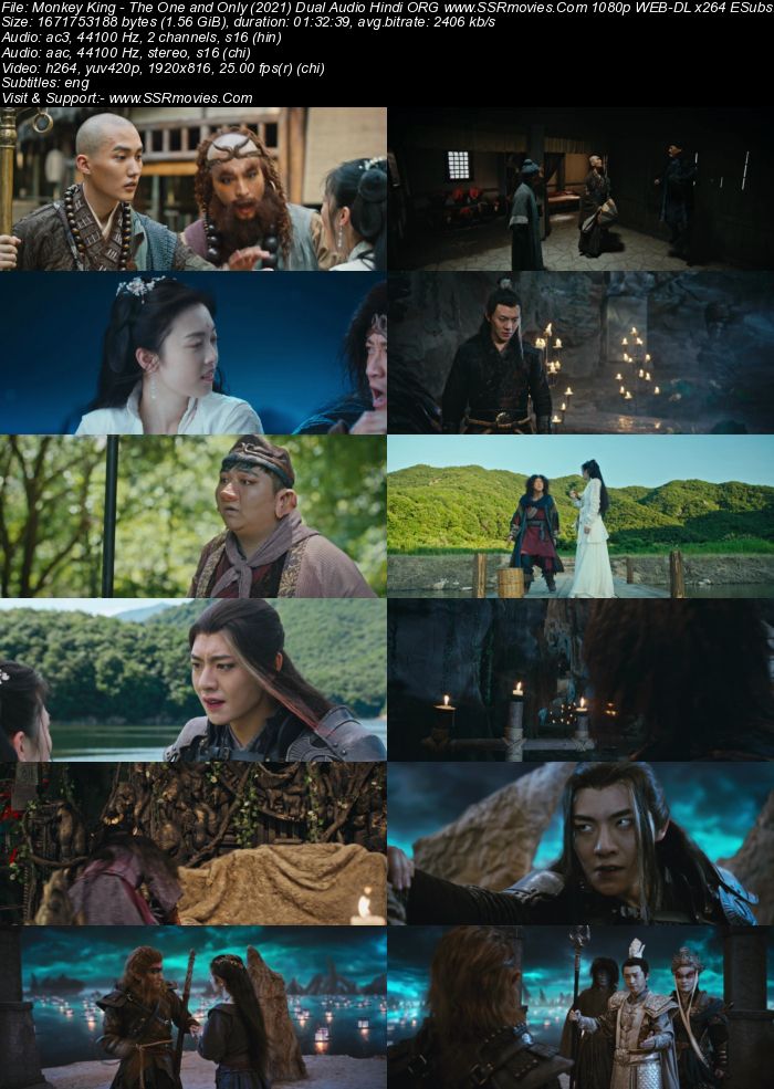 Monkey King - The One and Only 2021 Dual Audio Hindi ORG 1080p 720p 480p WEB-DL x264 ESubs Full Movie Download