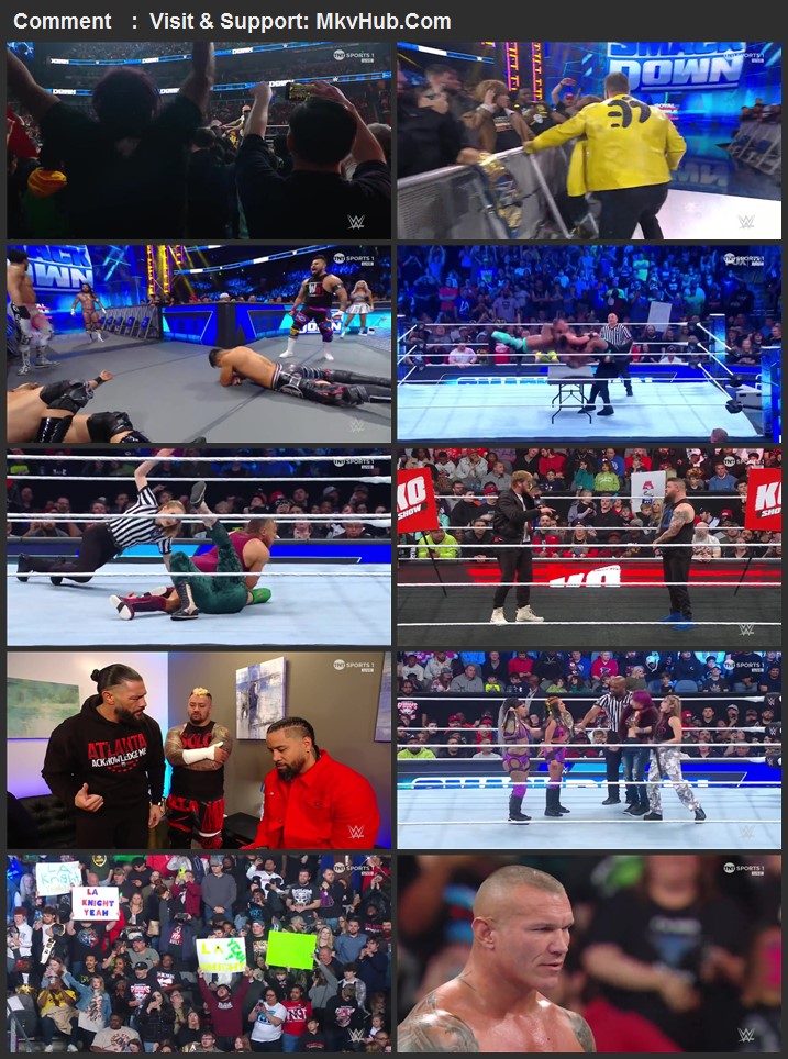 WWE Friday Night SmackDown 19th January 2024 720p WEBRip x264 950MB Download