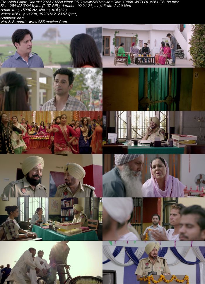 Ajab Gajab Dhamal 2023 AMZN Hindi ORG 1080p 720p 480p WEB-DL x264 ESubs Full Movie Download