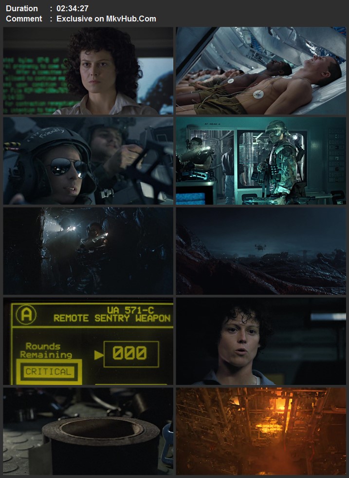 Aliens 1986 English 720p 1080p BluRay x264 ESubs Download