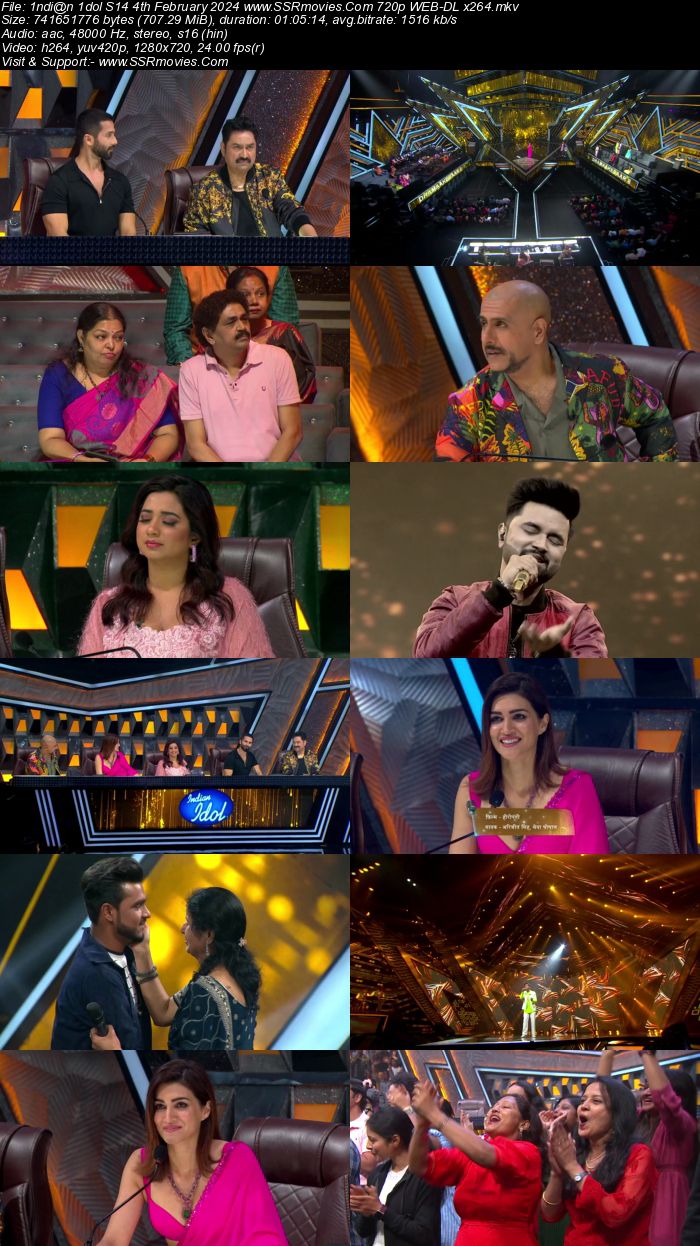 Indian Idol S14 4th February 2024 720p 480p WEB-DL x264 300MB Download