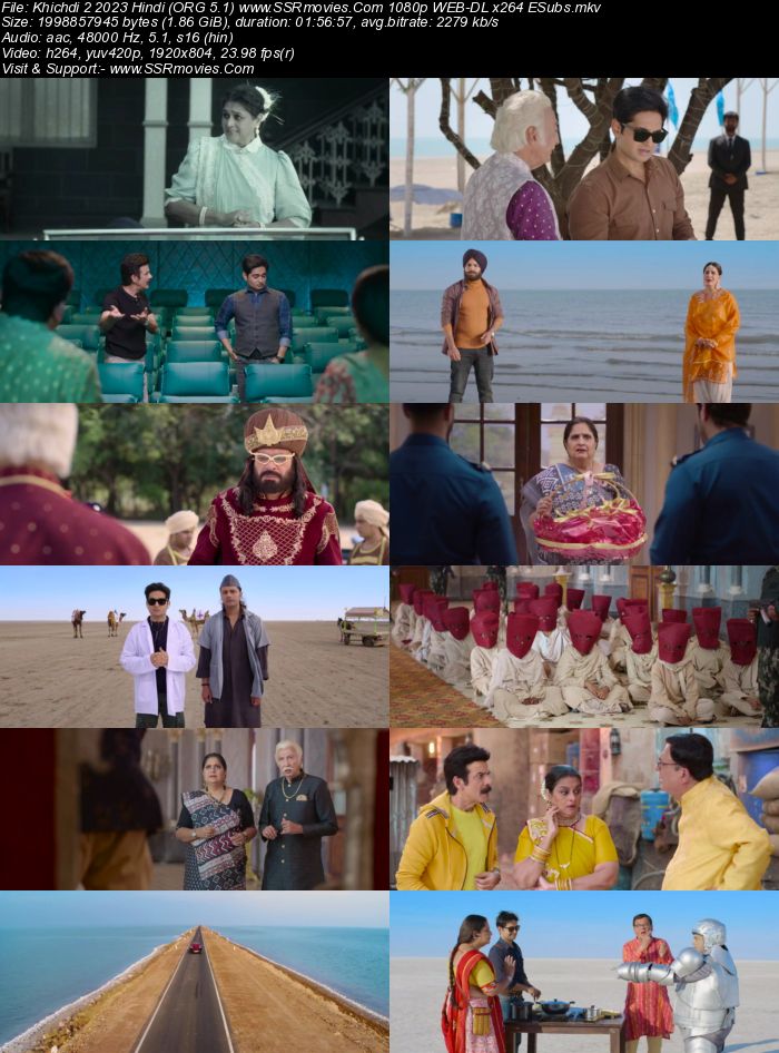 Khichdi 2 2023 Hindi (ORG 5.1) 1080p 720p 480p WEB-DL x264 ESubs Full Movie Download