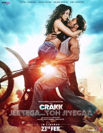 Crakk 2024 Hindi (Cleaned) 1080p 720p 480p HDTS x264 HC-ESub Full Movie Download