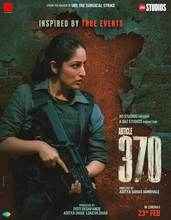 Article 370 2024 Hindi (Cleaned) 1080p 720p 480p HDTS x264 HC-ESub Full Movie Download