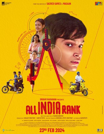 All India Rank 2023 Hindi (Cleaned) 1080p 720p 480p HDTS x264 ESubs Full Movie Download