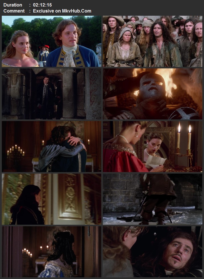 The Man in the Iron Mask 1998 English 720p 1080p BluRay x264 ESubs Download