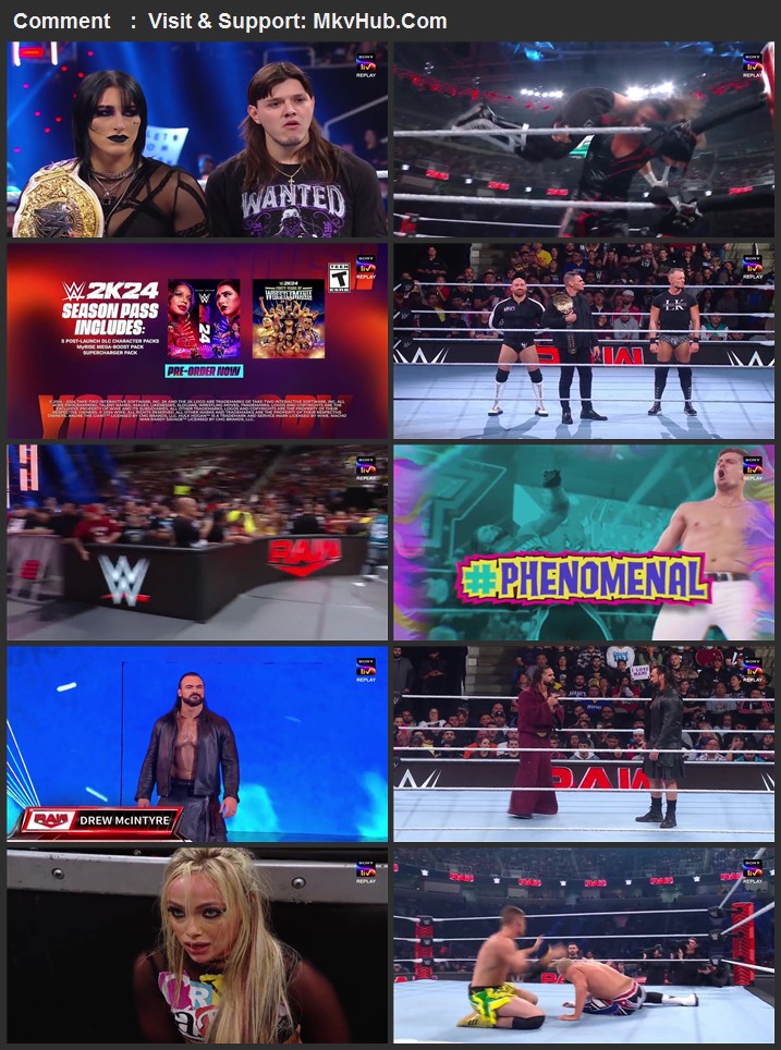 WWE Monday Night Raw 26th February 2024 720p WEBRip x264 1.4GB Download