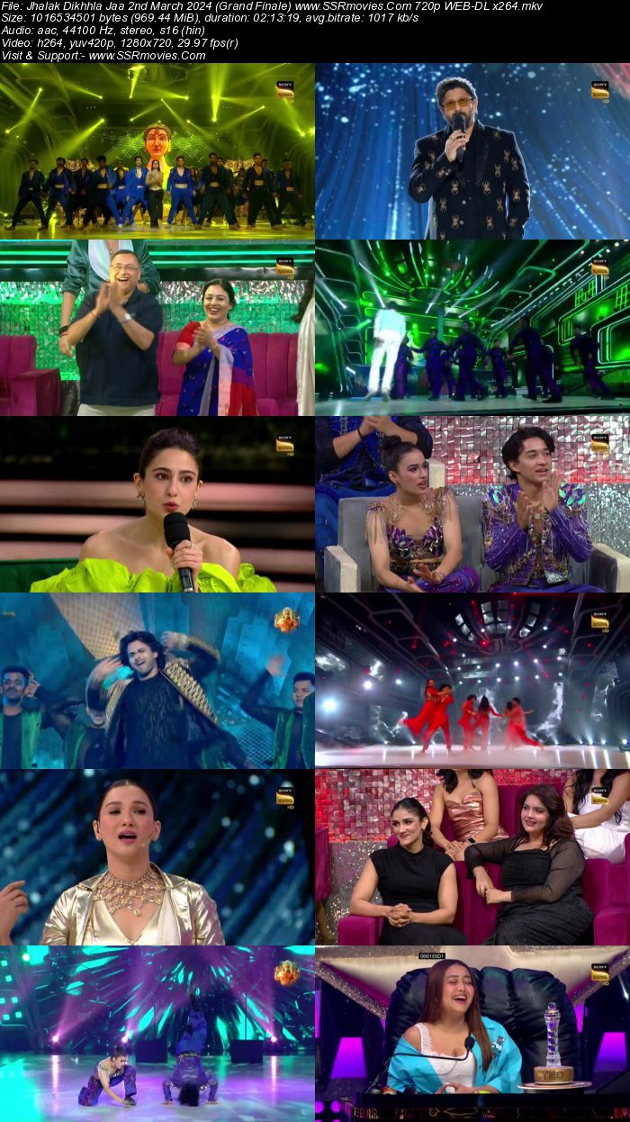 Jhalak Dikhhla Jaa S11 2nd March 2024 (Grand Finale) 720p 480p WEB-DL x264 500MB Download