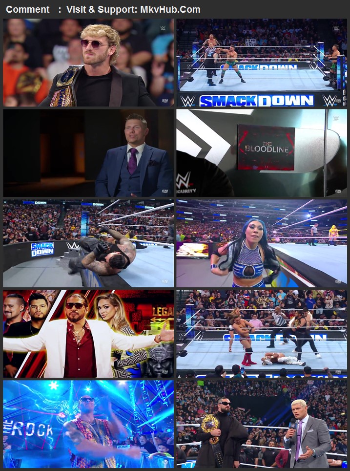 WWE Friday Night SmackDown 8th March 2024 720p WEBRip x264 1GB Download