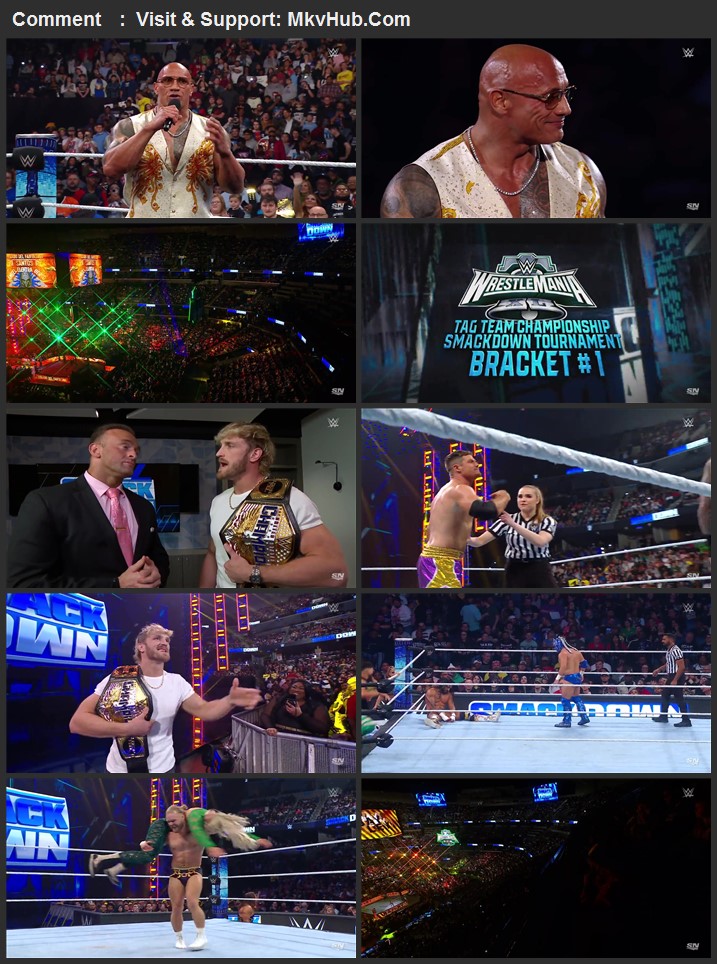 WWE Friday Night SmackDown 15th March 2024 720p WEBRip x264 1GB Download