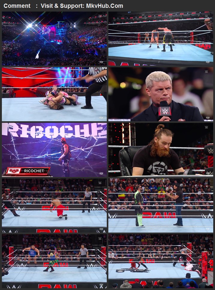 WWE Monday Night Raw 18th March 2024 720p WEBRip x264 1.4GB Download