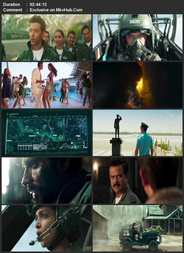 Fighter 2024 Hindi 720p 1080p WEB-DL x264 ESubs Download