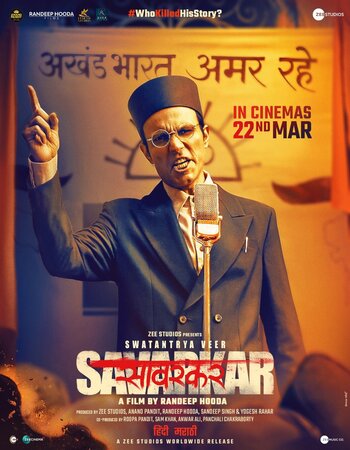Swatantra Veer Savarkar 2024 Hindi (Cleaned) 1080p 720p 480p HDTS x264 Full Movie Download