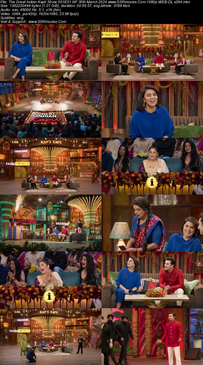 The Great Indian Kapil Show 2024 S01E01 NF 30th March 2024 1080p 720p 480p WEB-DL x264 Download
