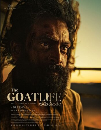 The Goat Life 2024 Dual Audio [Hindi-Malayalam] 720p 1080p HDTS x264 ESubs Download