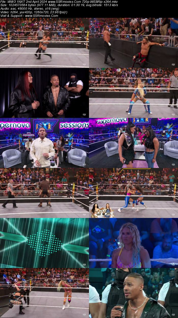 WWE NXT 2nd April 2024 720p 480p WEBRip x264 400MB Download