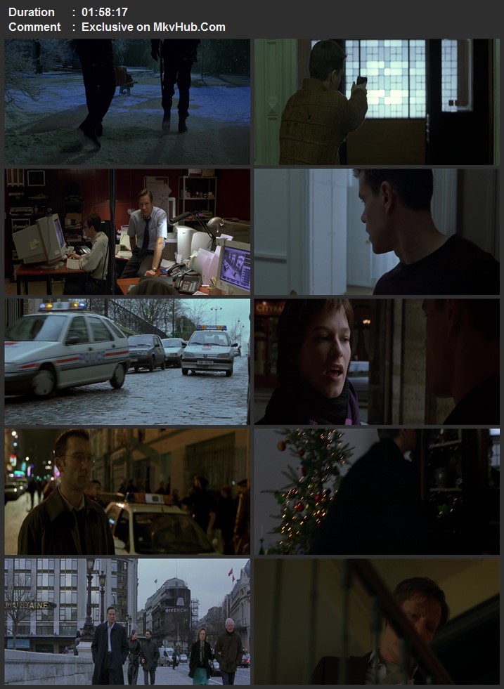The Bourne Identity 2002 English 720p 1080p BluRay x264 ESubs Download