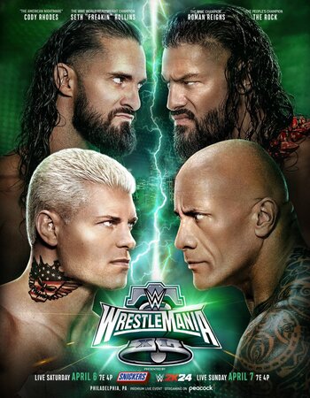 WWE WrestleMania XL 2024 PPV (Night 01) 1080p 720p 480p WEBRip x264 Download