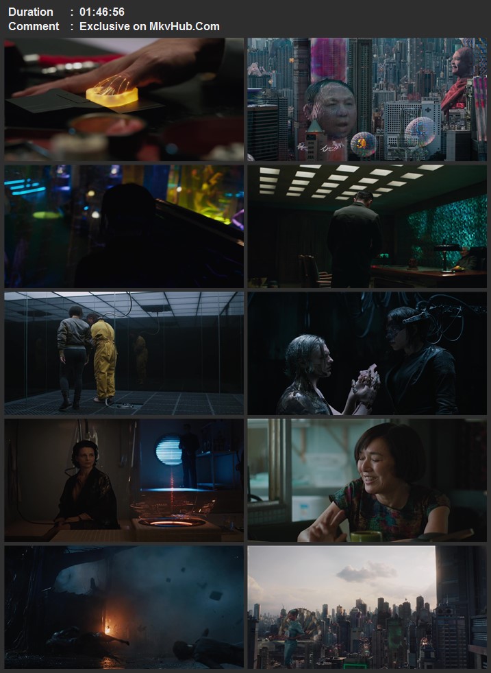 Ghost in the Shell 2017 English 720p 1080p BluRay x264 ESubs Download