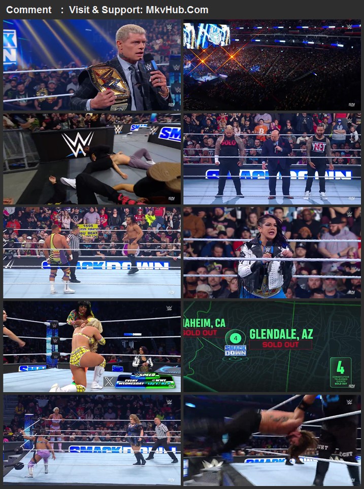 WWE Friday Night SmackDown 12th April 2024 720p WEBRip x264 950MB Download