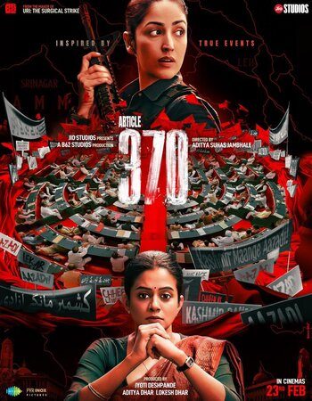 Article 370 2024 Hindi (ORG 5.1) 1080p 720p 480p WEB-DL x264 ESubs Full Movie Download