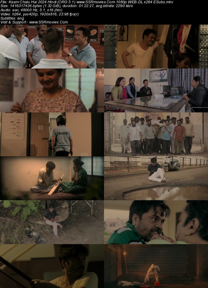 Kaam Chalu Hai 2024 Hindi (ORG 5.1) 1080p 720p 480p WEB-DL x264 ESubs Full Movie Download