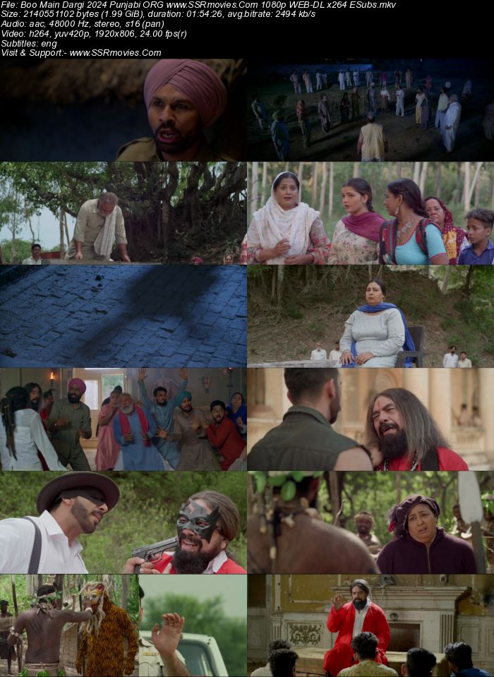 Boo Main Dargi 2024 Punjabi ORG 1080p 720p 480p WEB-DL x264 ESubs Full Movie Download